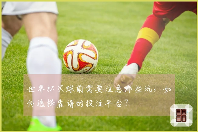 世界杯买球前需要注意哪些坑，如何选择靠谱的投注平台？